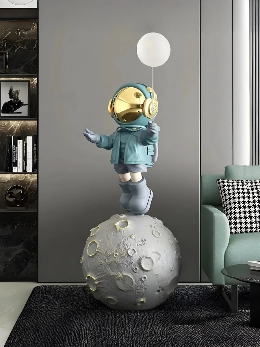 Glow Moonwalk Astronaut: Stair landing